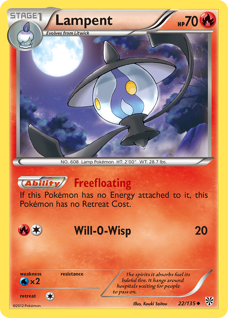 Lampent (22/135) [Black & White: Plasma Storm] - The Mythic Store | 24h Order Processing