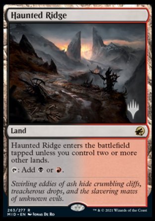 Haunted Ridge (Promo Pack) [Innistrad: Midnight Hunt Promos] - The Mythic Store | 24h Order Processing