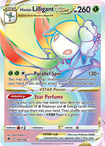 Hisuian Lilligant VSTAR (190/189) [Sword & Shield: Astral Radiance] - The Mythic Store | 24h Order Processing