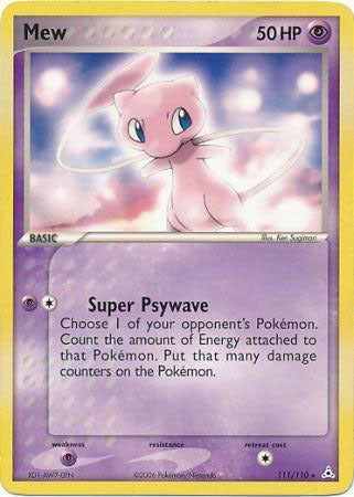 Mew (111/110) (Non Holo DVD Promo) [EX: Holon Phantoms] - The Mythic Store | 24h Order Processing