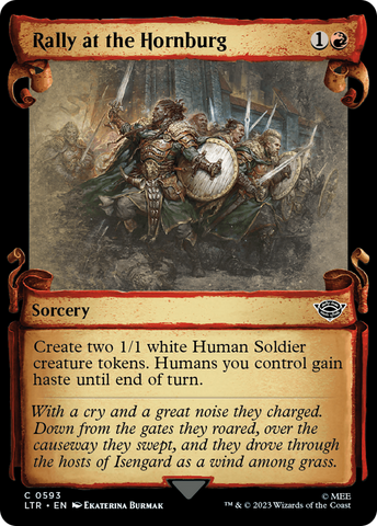 Rally at the Hornburg [The Lord of the Rings: Tales of Middle-Earth Showcase Scrolls] - The Mythic Store | 24h Order Processing