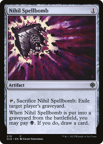 Nihil Spellbomb [Starter Commander Decks] - The Mythic Store | 24h Order Processing