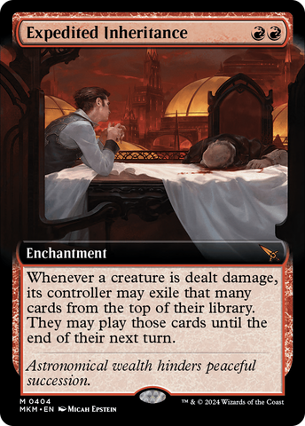 Expedited Inheritance (Extended Art) [Murders at Karlov Manor] - The Mythic Store | 24h Order Processing