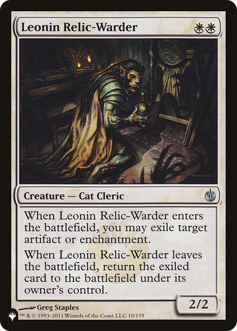 Leonin Relic-Warder (MBS) [The List] - The Mythic Store | 24h Order Processing