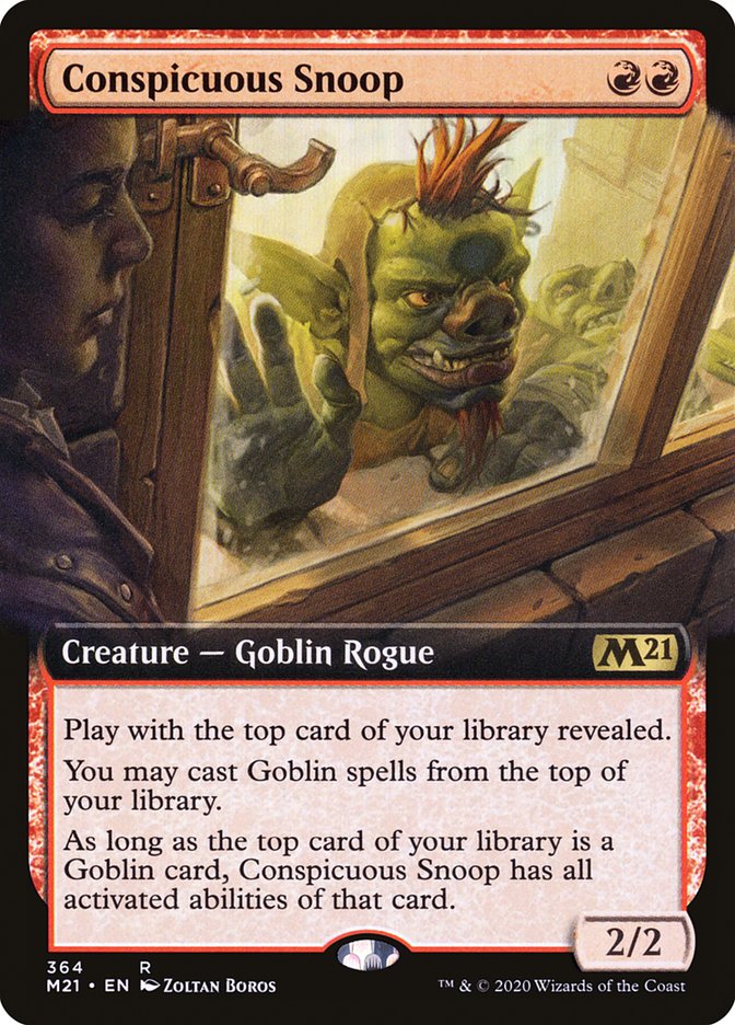 Conspicuous Snoop (Extended Art) [Core Set 2021] - The Mythic Store | 24h Order Processing