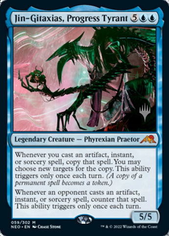 Jin-Gitaxias, Progress Tyrant (Promo Pack) [Kamigawa: Neon Dynasty Promos] - The Mythic Store | 24h Order Processing