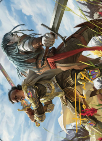 Join Forces Art Card (Gold-Stamped Signature) [Dominaria United Art Series] - The Mythic Store | 24h Order Processing