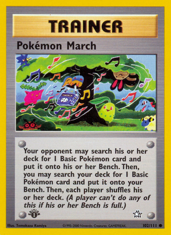 Pokemon March (102/111) [Neo Genesis 1st Edition] - The Mythic Store | 24h Order Processing