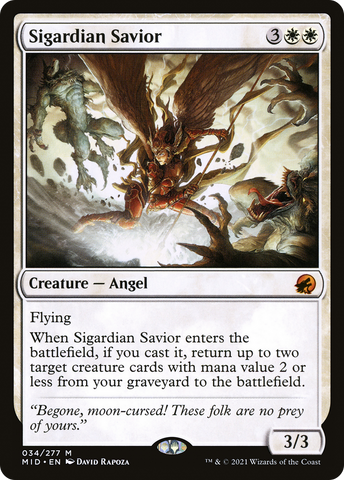 Sigardian Savior [Innistrad: Midnight Hunt] - The Mythic Store | 24h Order Processing