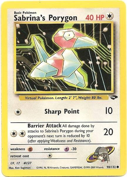Sabrina's Porygon (98/132) [Gym Challenge Unlimited] - The Mythic Store | 24h Order Processing