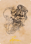 Djinni Windseer (Showcase) Art Card (Gold-Stamped Signature) [Dungeons & Dragons: Adventures in the Forgotten Realms Art Series] - The Mythic Store | 24h Order Processing