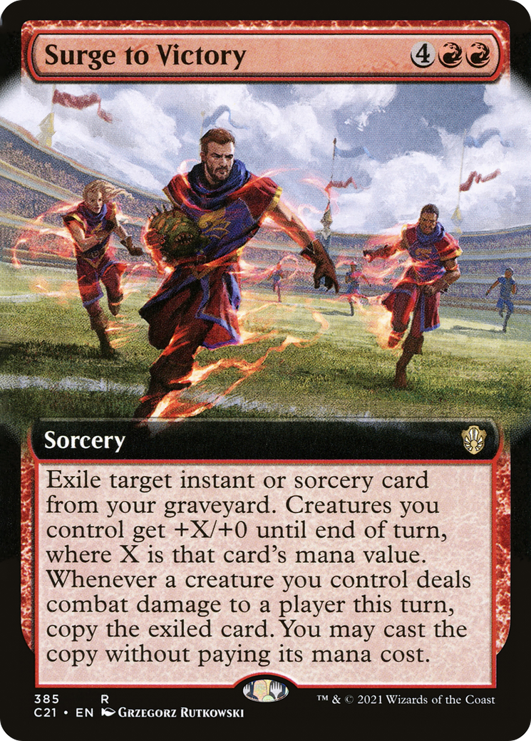 Surge to Victory (Extended Art) [Commander 2021] - The Mythic Store | 24h Order Processing