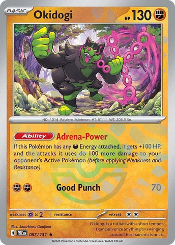 Okidogi (057/131) (Poke Ball Pattern) [Scarlet & Violet: Prismatic Evolutions] - The Mythic Store | 24h Order Processing