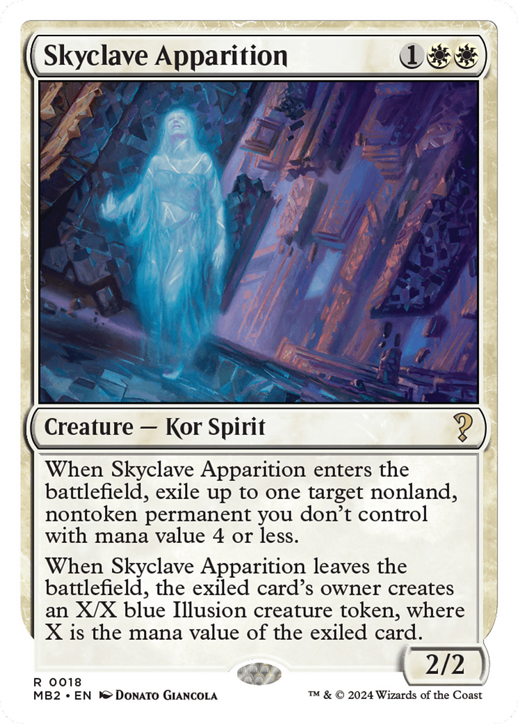 Skyclave Apparition (White Border) [Mystery Booster 2] - The Mythic Store | 24h Order Processing