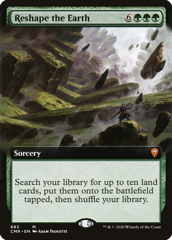 Reshape the Earth (Extended Art) [Commander Legends] - The Mythic Store | 24h Order Processing