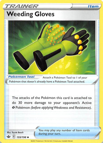 Weeding Gloves (155/198) [Sword & Shield: Chilling Reign] - The Mythic Store | 24h Order Processing