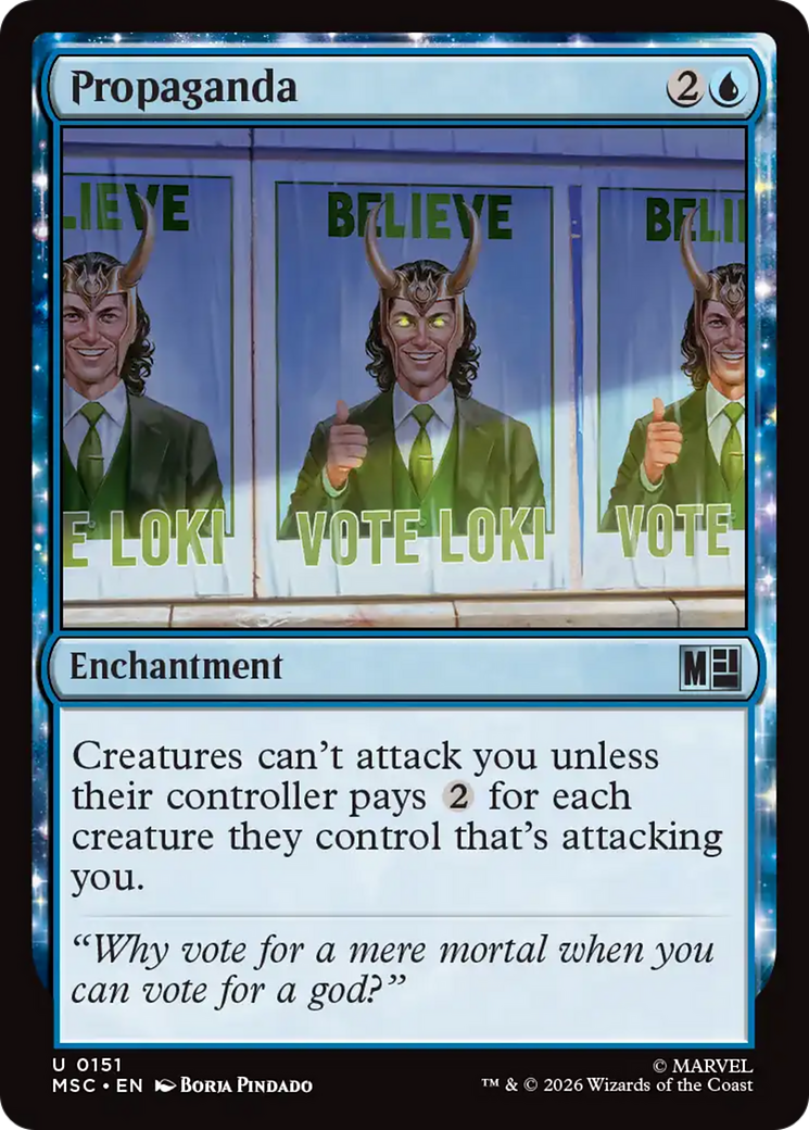 Propaganda (Surge Foil) [Marvel Super Heroes Commander] - The Mythic Store | 24h Order Processing
