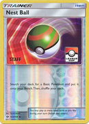 Nest Ball (123/149) (League Promo Staff) [Sun & Moon: Base Set] - The Mythic Store | 24h Order Processing