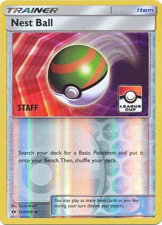 Nest Ball (123/149) (League Promo Staff) [Sun & Moon: Base Set] - The Mythic Store | 24h Order Processing