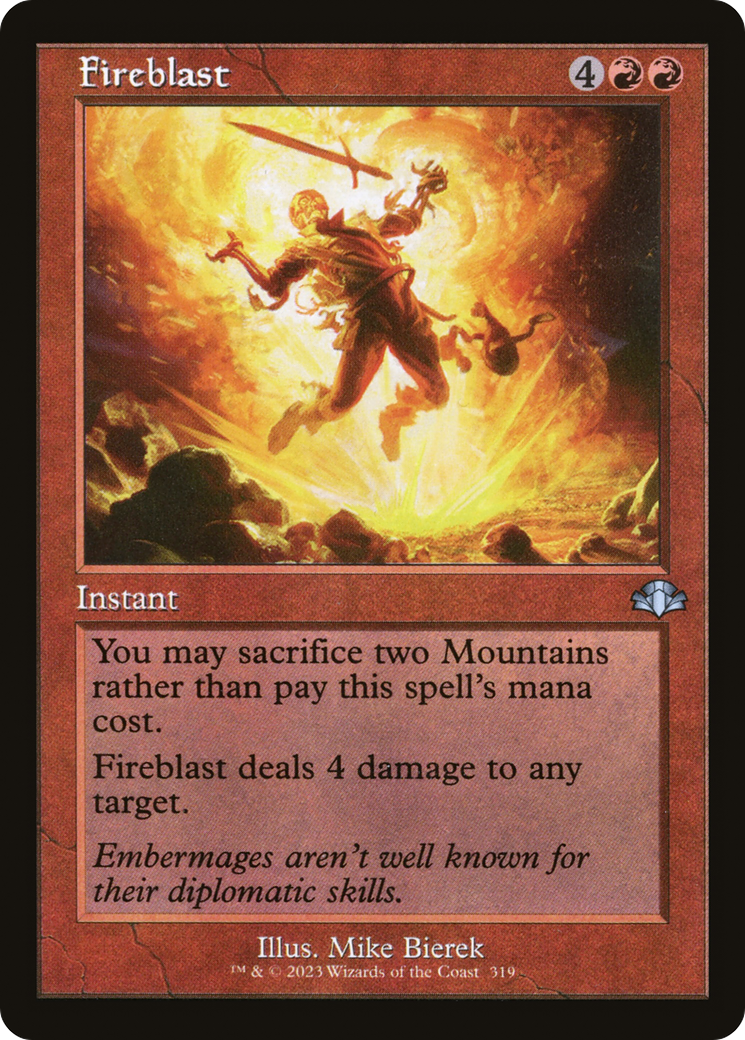 Fireblast (Retro) [Dominaria Remastered] - The Mythic Store | 24h Order Processing