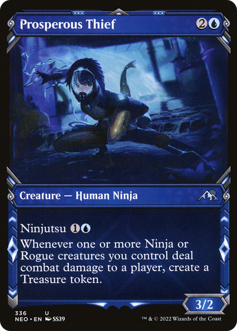 Prosperous Thief (Showcase Ninja) [Kamigawa: Neon Dynasty] - The Mythic Store | 24h Order Processing