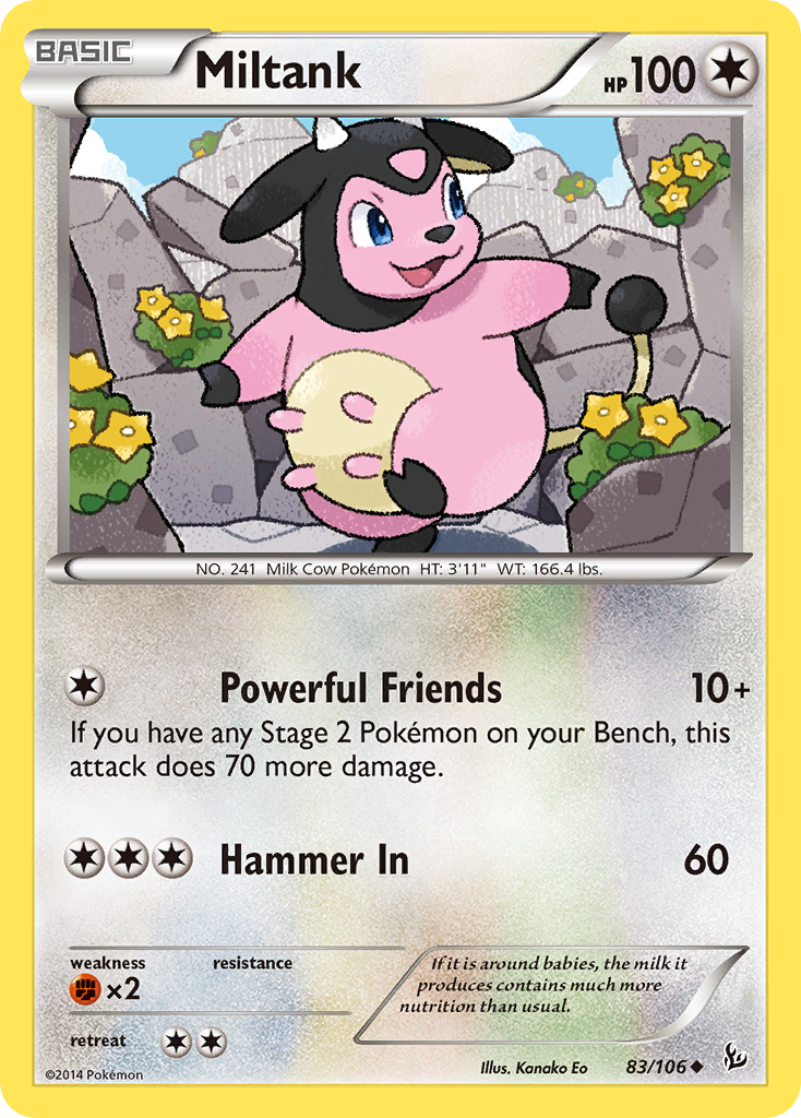 Miltank (83/106) [XY: Flashfire] - The Mythic Store | 24h Order Processing