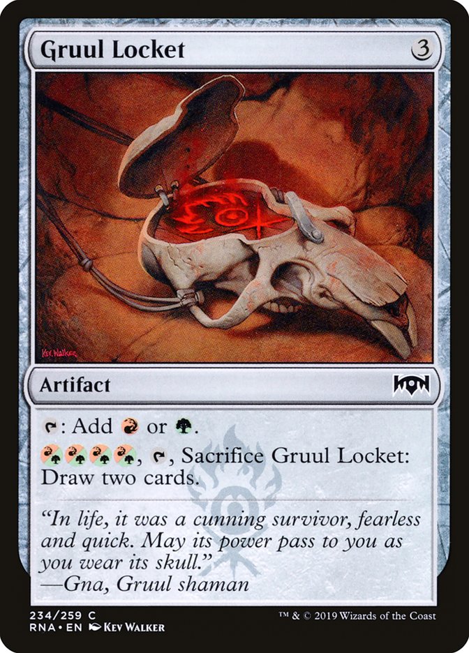 Gruul Locket [Ravnica Allegiance] - The Mythic Store | 24h Order Processing