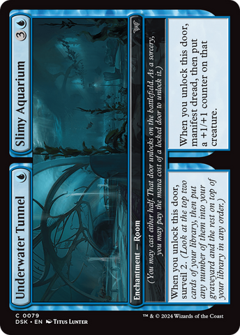 Underwater Tunnel // Slimy Aquarium [Duskmourn: House of Horror] - The Mythic Store | 24h Order Processing