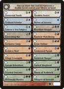 Innistrad Checklist [Innistrad Tokens] - The Mythic Store | 24h Order Processing