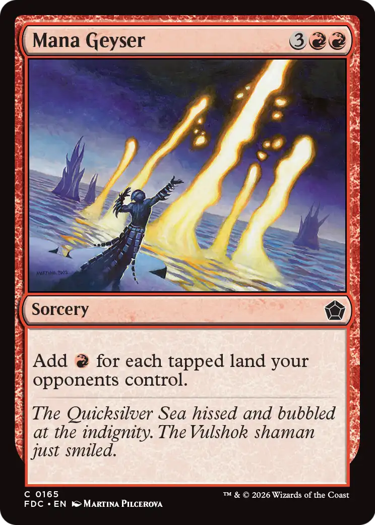 Mana Geyser [Foundations Commander] - The Mythic Store | 24h Order Processing