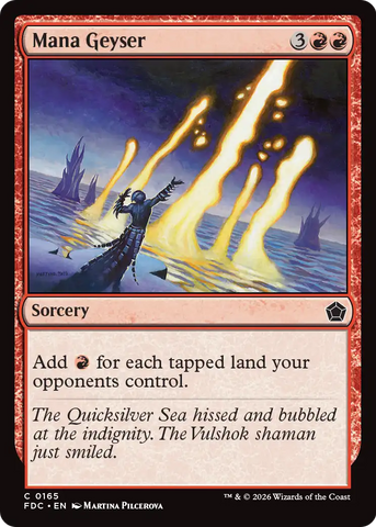 Mana Geyser [Foundations Commander] - The Mythic Store | 24h Order Processing