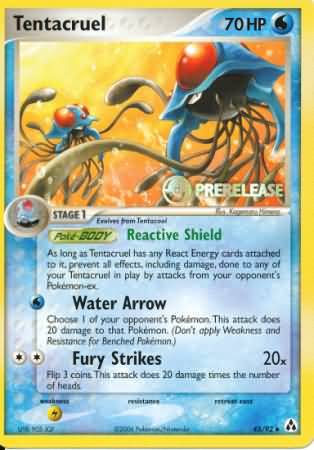 Tentacruel (45/92) (Prerelease Promo) [Nintendo: Black Star Promos] - The Mythic Store | 24h Order Processing