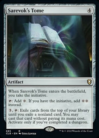 Sarevok's Tome [Commander Legends: Battle for Baldur's Gate] - The Mythic Store | 24h Order Processing