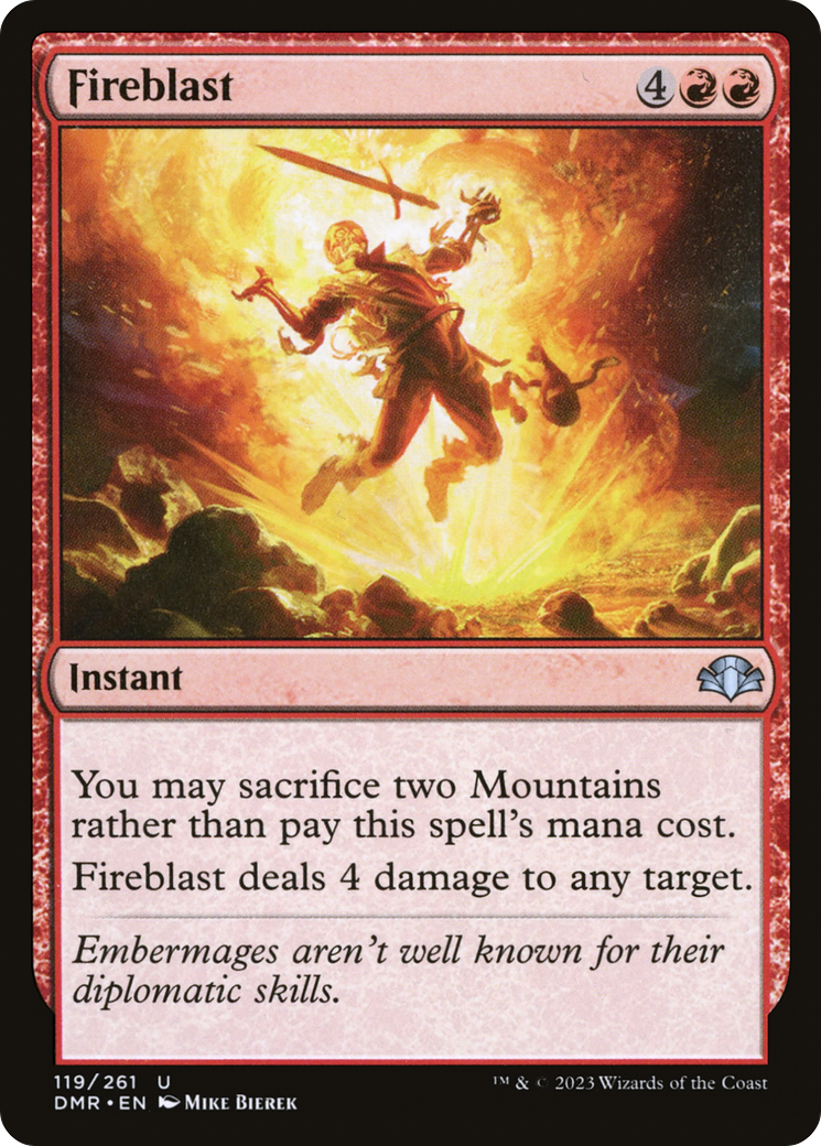 Fireblast [Dominaria Remastered] - The Mythic Store | 24h Order Processing