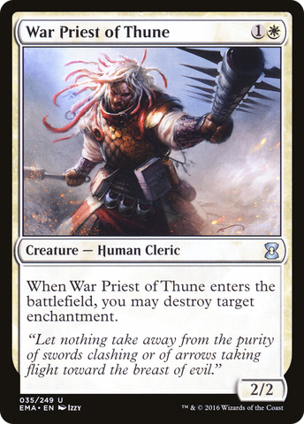 War Priest of Thune [Eternal Masters] - The Mythic Store | 24h Order Processing