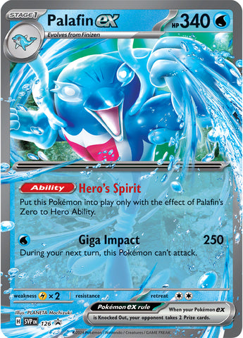 Palafin ex (126) (Jumbo Card) [Scarlet & Violet: Black Star Promos] - The Mythic Store | 24h Order Processing