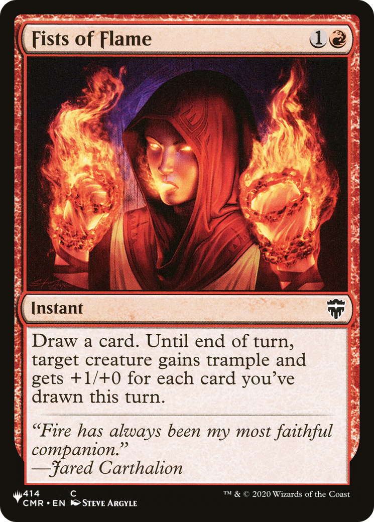 Fists of Flame [The List] - The Mythic Store | 24h Order Processing