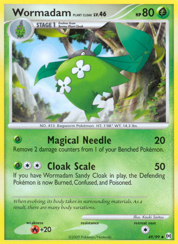 Wormadam Plant Cloak (49/99) [Platinum: Arceus] - The Mythic Store | 24h Order Processing