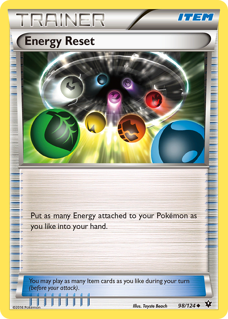 Energy Reset (98/124) [XY: Fates Collide] - The Mythic Store | 24h Order Processing