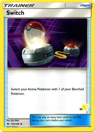 Switch (132/149) (Pikachu Stamp #36) [Battle Academy 2020] - The Mythic Store | 24h Order Processing