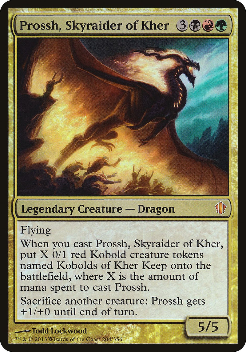 Prossh, Skyraider of Kher (Oversized) [Commander 2013 Oversized] - The Mythic Store | 24h Order Processing