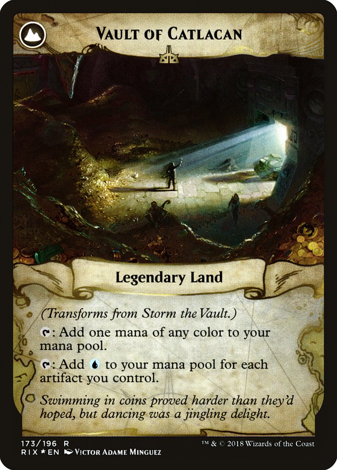 Storm the Vault // Vault of Catlacan [Rivals of Ixalan Prerelease Promos] - The Mythic Store | 24h Order Processing