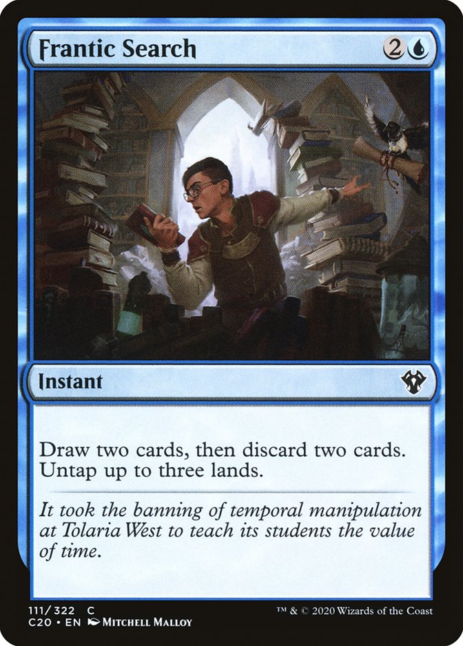 Frantic Search [Commander 2020] - The Mythic Store | 24h Order Processing