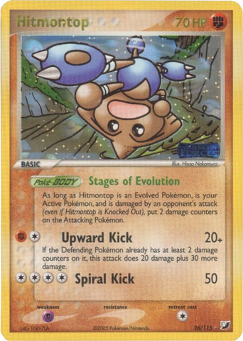 Hitmontop (26/115) (Stamped) [EX: Unseen Forces] - The Mythic Store | 24h Order Processing