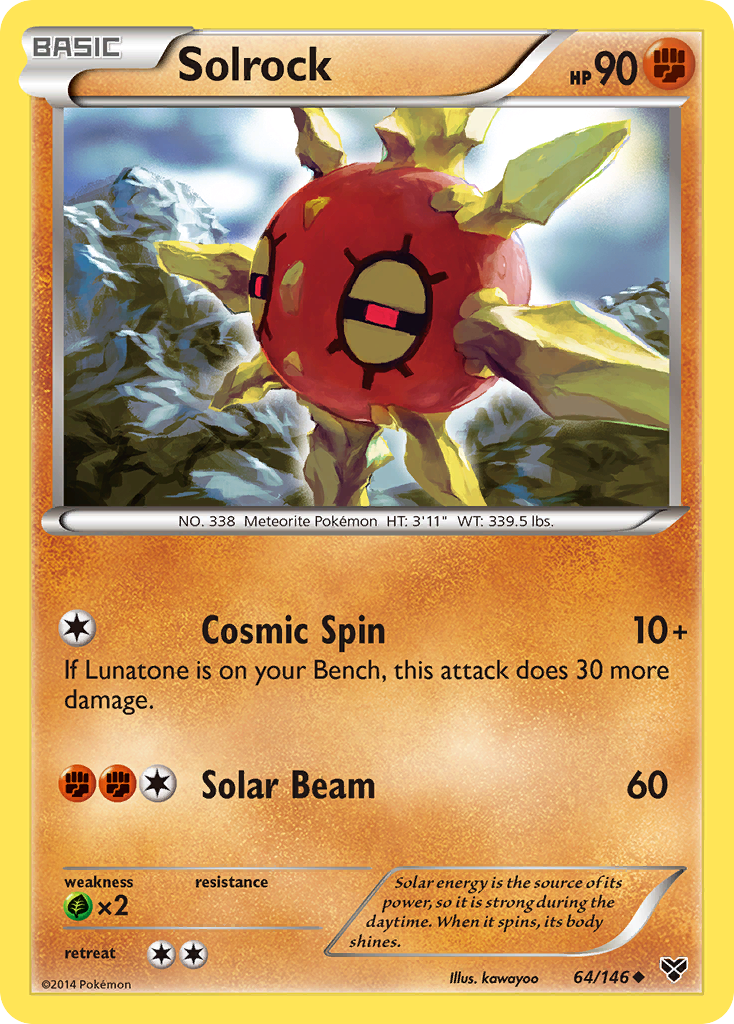 Solrock (64/146) [XY: Base Set] - The Mythic Store | 24h Order Processing
