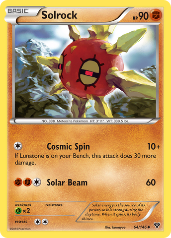 Solrock (64/146) [XY: Base Set] - The Mythic Store | 24h Order Processing