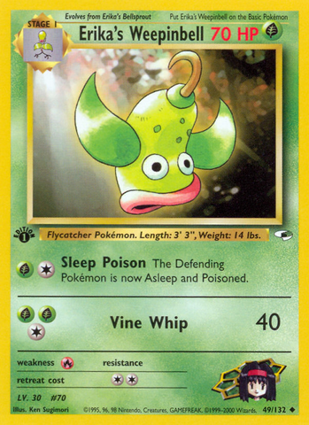 Erika's Weepinbell (49/132) [Gym Heroes 1st Edition] - The Mythic Store | 24h Order Processing