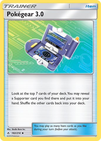 Pokegear 3.0 (182/214) [Sun & Moon: Unbroken Bonds] - The Mythic Store | 24h Order Processing