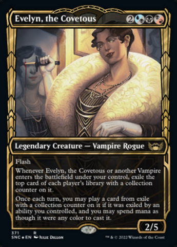 Evelyn, the Covetous (Showcase Golden Age Gilded Foil) [Streets of New Capenna] - The Mythic Store | 24h Order Processing