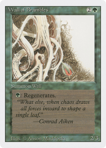 Wall of Brambles [Revised Edition] - The Mythic Store | 24h Order Processing